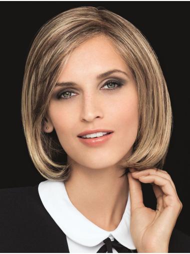 Chin Length Straight Synthetic Bobs Best Quality Lace Wigs