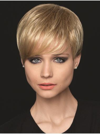 Cropped Straight Capless Synthetic Exquisite Short Wigs