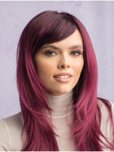 Monofilament Straight Synthetic With Bangs Female Long Wigs