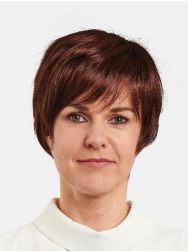 Short Straight Synthetic Auburn Boycuts Buy Lace Front Wigs Online