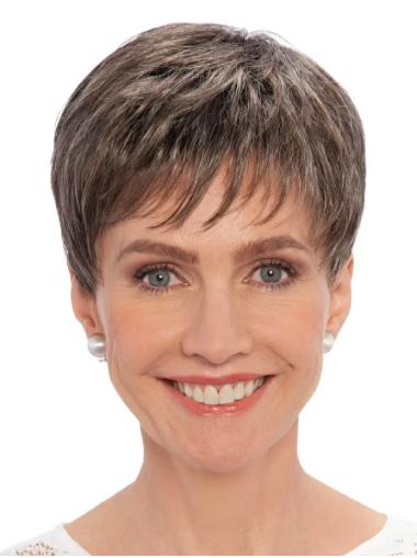 Cropped Straight Lace Front Bobs Synthetic Wigs That Can Take Heat