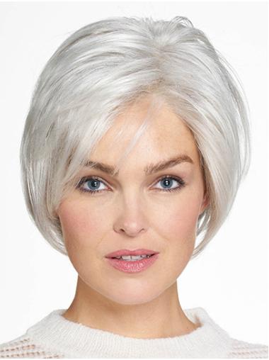 Chin Length Monofilament Synthetic 10" Bobs Beautiful Medium Wigs