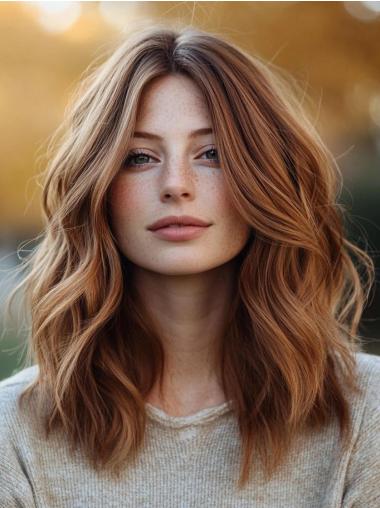 Medium Lace Front Wigs Synthetic Layered 14" Wigs