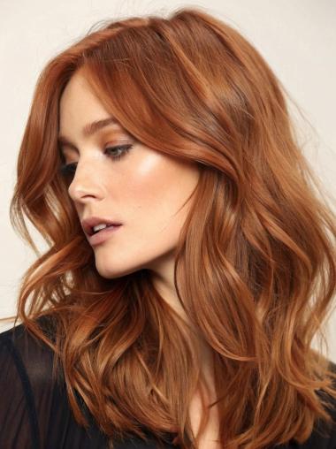 Medium Wigs 14" Monofilament Layered Wavy Wigs