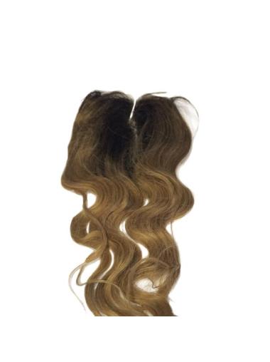 Black Wavy 20 Inches New Human Hair Closures