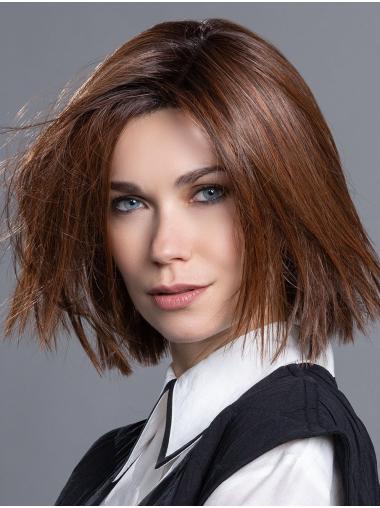 Auburn Straight Synthetic 12" Flexibility Medium Length Wig