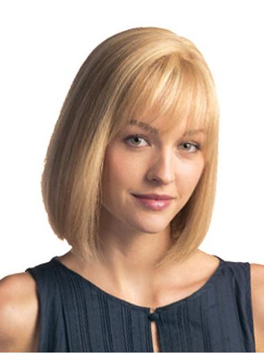 Monofilament Chin Length 12" Fabulous Natural Style Wig