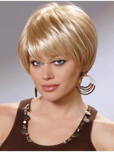 Chin Length Capless 8 Inches Beautiful Synthetic Wigs