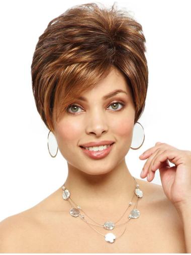 Short Capless 6 Inches High Quality Synthetic Wigs