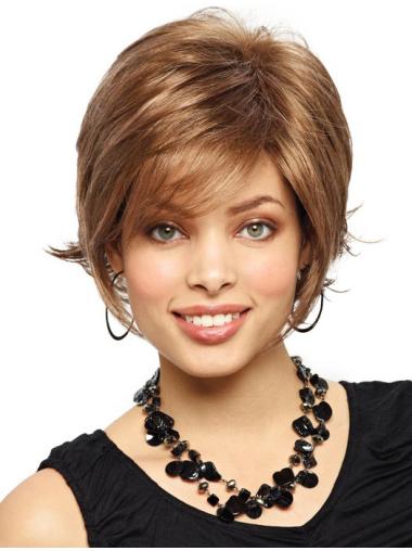 Chin Length Capless 10 Inches No-Fuss Synthetic Wigs