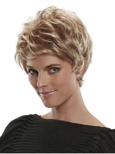 100% Hand-Tied Boycuts Straight Top Short Lace Wigs