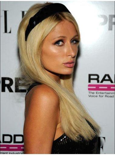 Blonde Without Bangs Long Popular Paris Hilton Wigs
