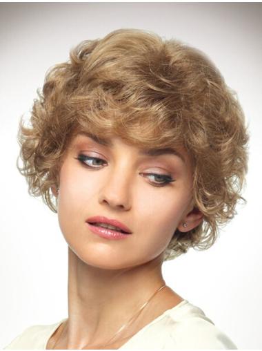 Layered New Chin Length Synthetic Blonde Medium Wig