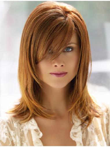 Amazing Shoulder Length Synthetic Auburn Medium Length Synthetic Wig