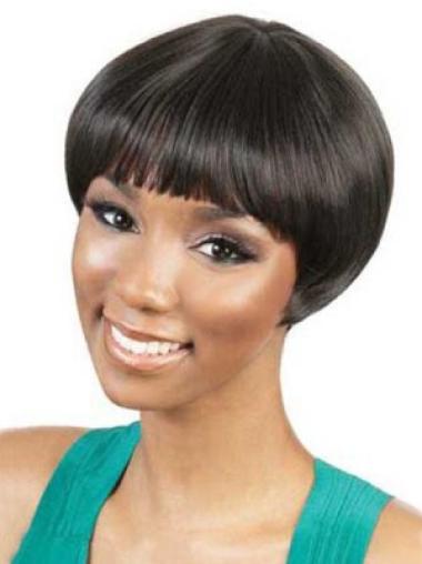 Designed Short Bobs Capless Synthetic Wigs For Women