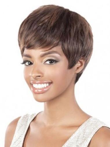 Straight Layered Best Synthetic Short Wigs