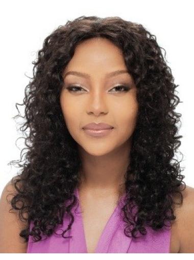 Long Curly Capless Flexibility Natural Hair Wigs For Black Women