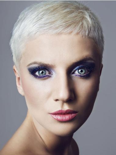 Beautiful Boycuts Straight Short Synthetic Full Lace Wigs