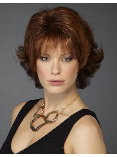 11 Inches Layered Straight Shoulder Length Synthetic High Quality Capless Wigs