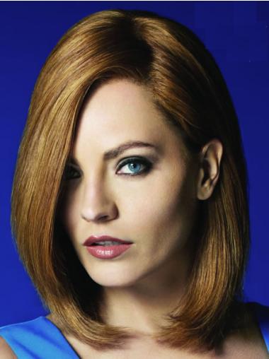 Blonde Wigs Human Hair Soft Chin Length Straight Bobs