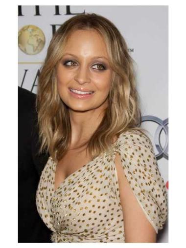 Celebrity Blonde Wig Shoulder Length Good Nicole Richie