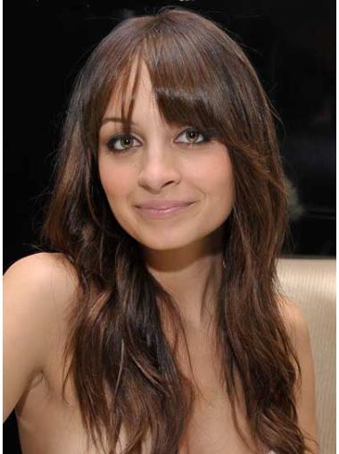 Celebrity Wigs With Real Hair Capless With Bangs Long Incredible Nicole Richie