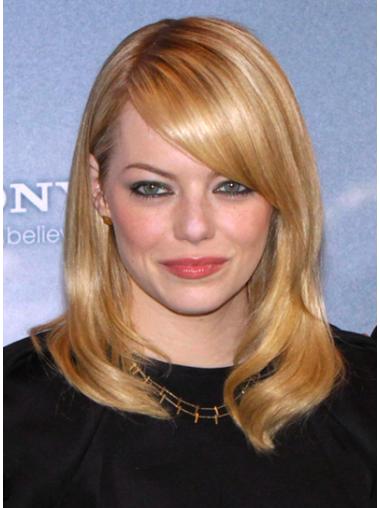 Lace Front With Bangs 16 Inches Emma Stone Wigs