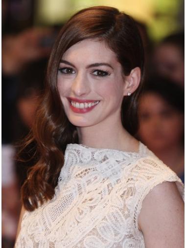 Auburn Wavy Long Affordable Anne Hathaway Wigs