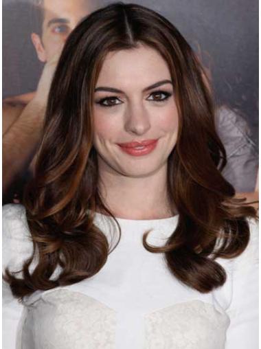 Capless Without Bangs Remy Human Hair Beautiful Anne Hathaway Wigs