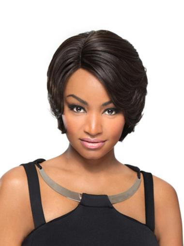 Comfortable Capless Straight Blond Short Synthetic Wigs