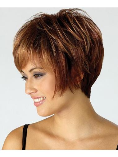 Exquisite Capless Brown Short Wigs That Look Natural