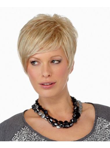 Perfect Capless Blonde Short Wigs To Order Online