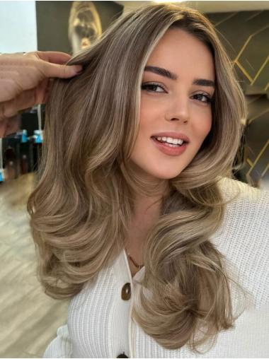 Long Wig Styles 22" Layered Monofilament Ombre/2 Tone Wavy Synthetic Wigs