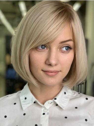 Lace Front Short Bob Wigs 10" Straight Synthetic Wigs