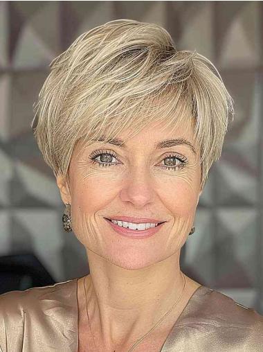 Short Hairstyle Wigs 6" Straight Synthetic Wigs