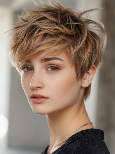 Short Wig Hairstyles Synthetic Straight 4" Wigs