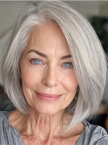 Grey Wig Short Lace Front 10" Synthetic Wigs