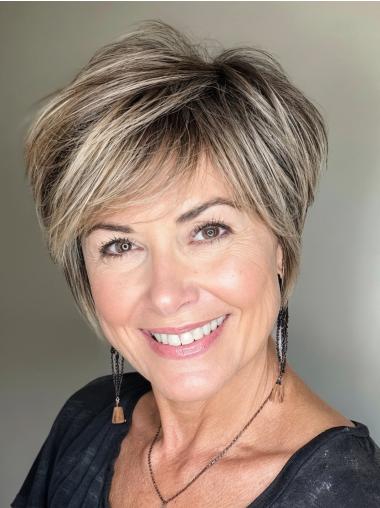 Short Wigs For Women Straight 6" Layered Wigs