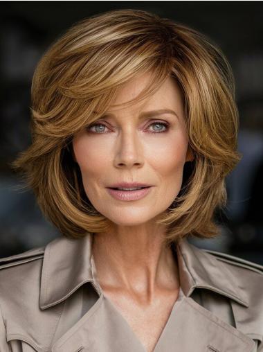 Short Human Wig Monofilament 10" Layered Wigs