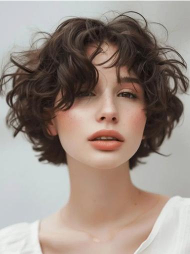 Short Hair For Women 6" Synthetic Monofilament Wigs