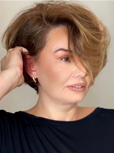 Wigs Short Bob 8" Synthetic Monofilament Wigs