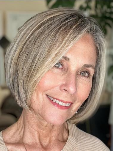 Short Bob Lace Front Wigs 4" Synthetic Blonde Wigs