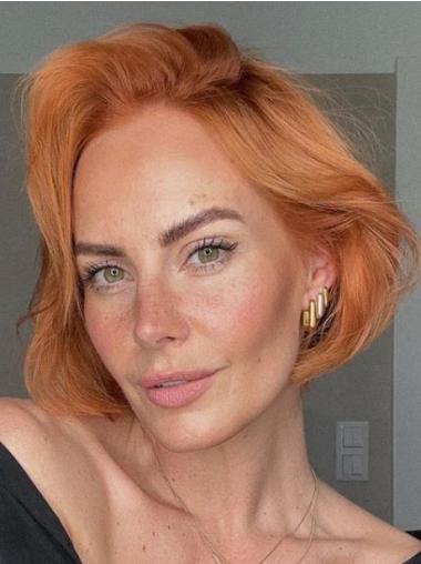 Short Wigs For Older Women Wavy 10" Monofilament Synthetic Wigs