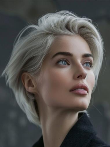 Short Wavy Wigs Layered 8" Wavy Monofilament Wigs