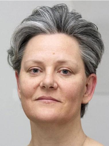 Cute Short Wigs Boycuts 4" Wavy Lace Front Wigs