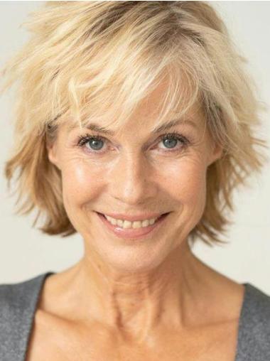 Short Summer Wigs Monofilament Synthetic 8" Layered Wigs