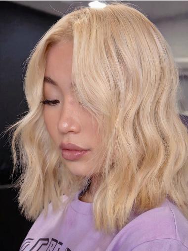 Hair Wigs Bobs Monofilament 12" Synthetic Layered Wavy Wigs