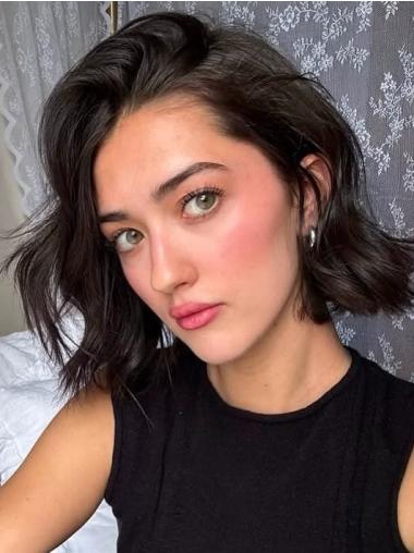 Bob Wigs For Sale Synthetic Layered Wavy Lace Front Wigs