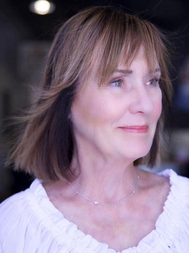 Lace Wigs Bob Straight Synthetic Chin Length With Bangs Wigs