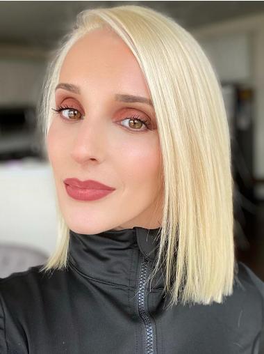 Women Bob Wigs Synthetic Layered Straight Monofilament Wigs